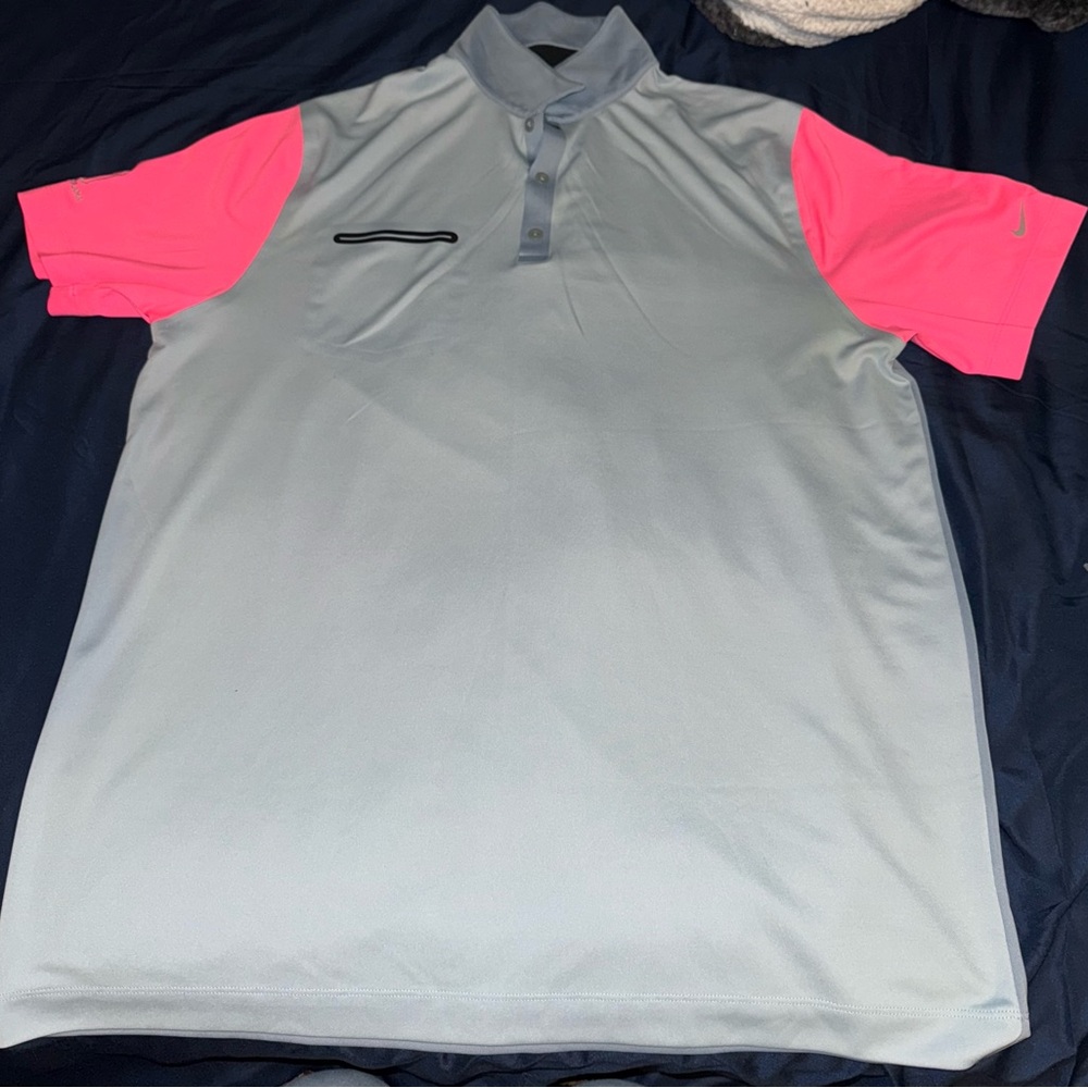 🔥 Rare Nike Golf Tour Performance Dri-FIT Polo XL Gray + Pink – JANA IPAKOLANA